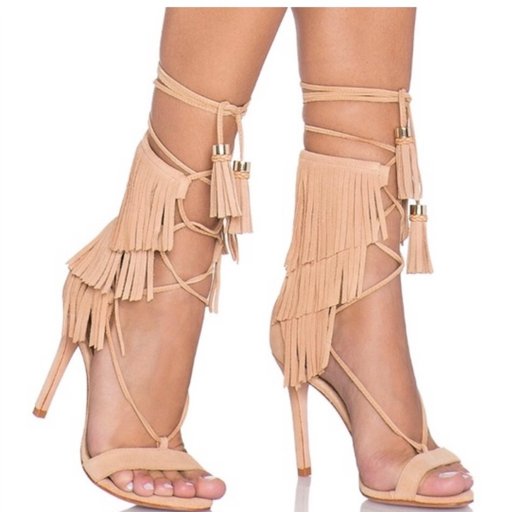 Schutz Suede Sandals size 7 1/2